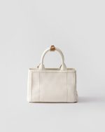 Small Linen Blend Handbag - Image 6